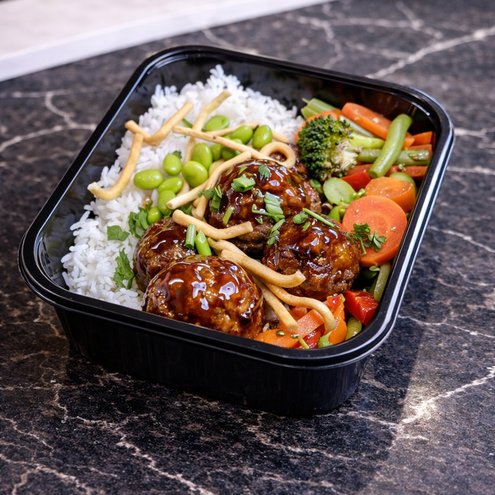 Sticky Beef Meatballs