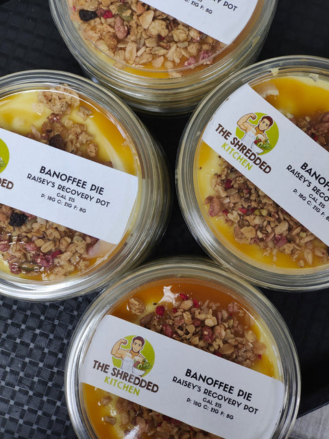 5 x Banoffee Pie (Raisey's Recovery Pots)