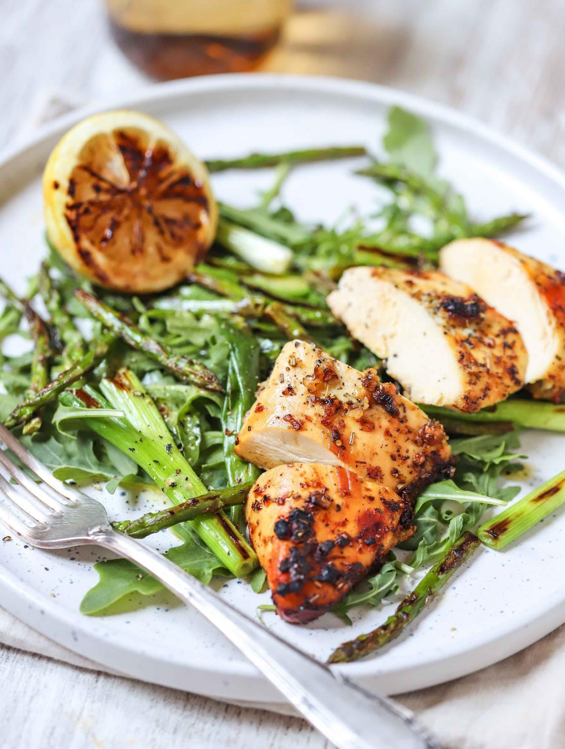Grilled Lemon Chicken Salad