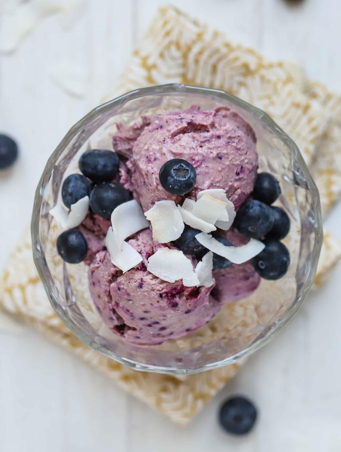 Blueberry Protein Ice Cream