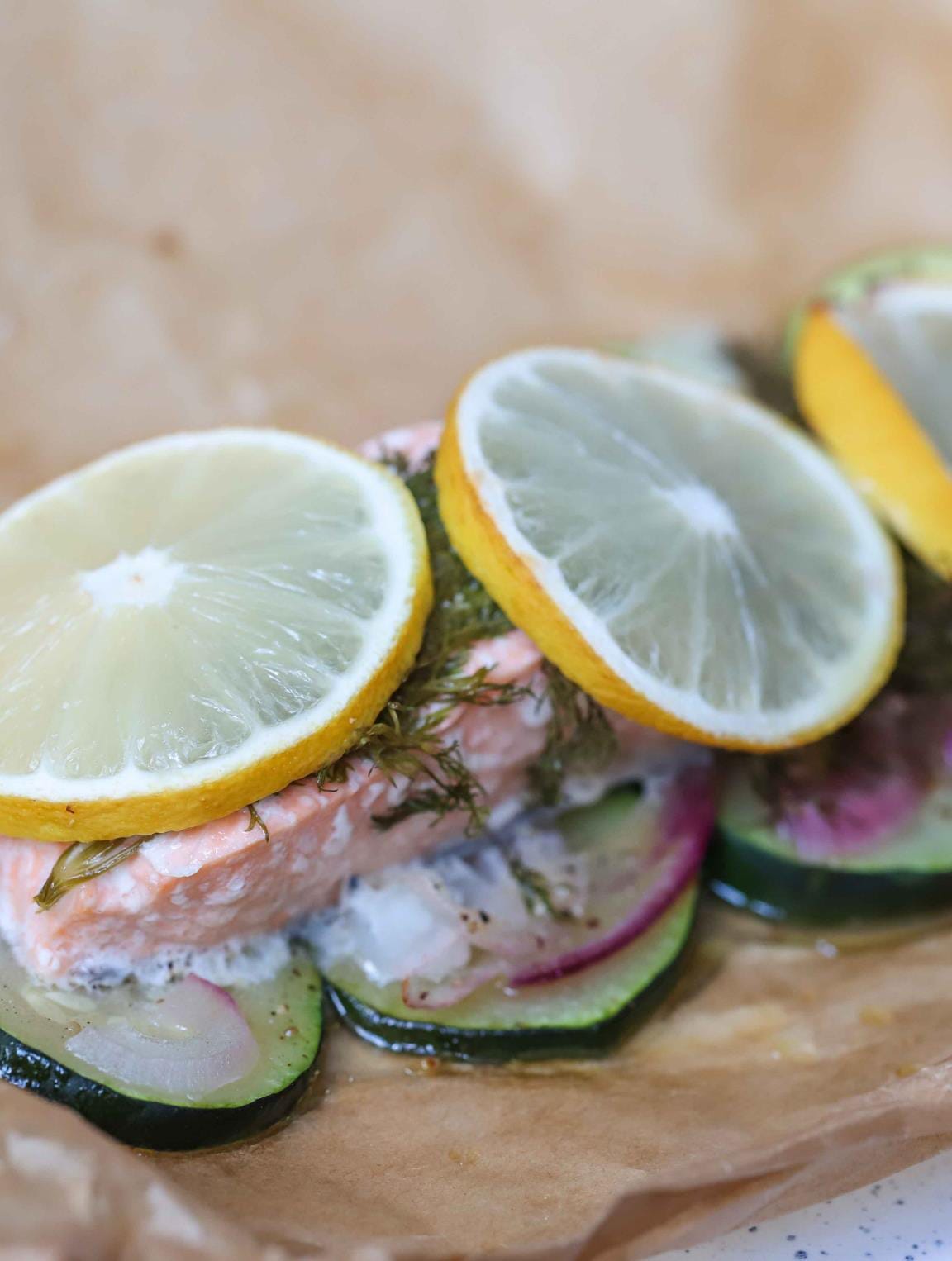 Salmon En Papillote
