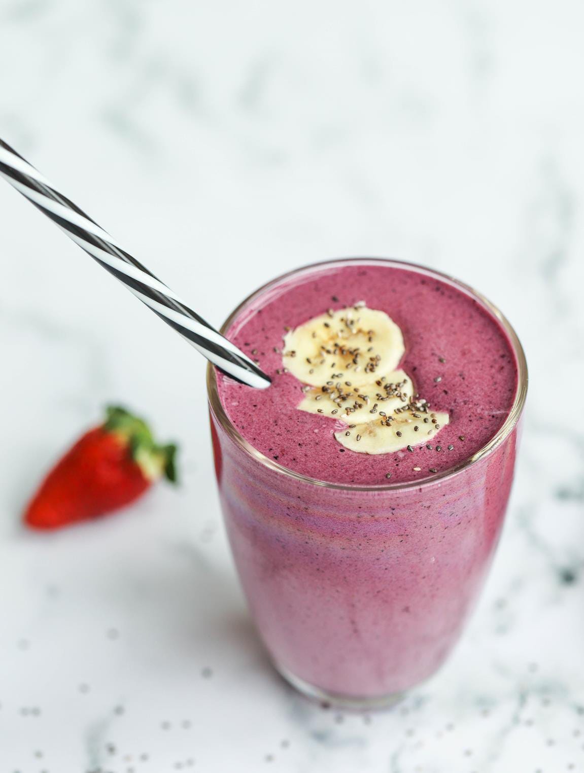 The Triple Berry Protein Smoothie