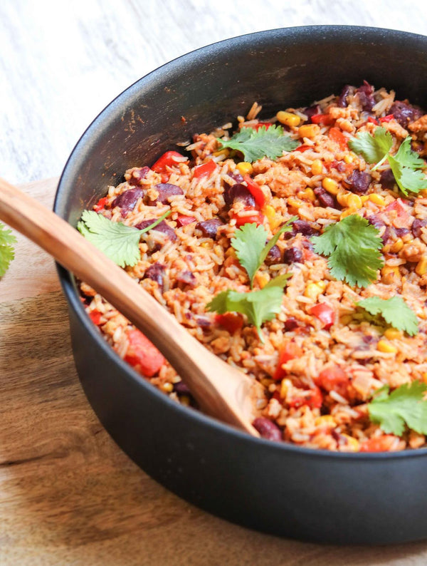 One-pot turkey chili that loves your macros back.