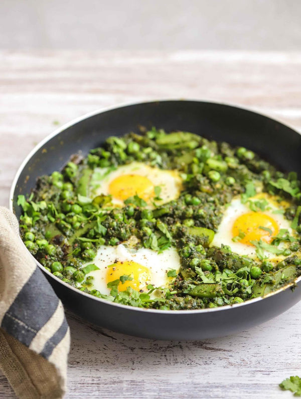 Green shakshuka worth getting up for.