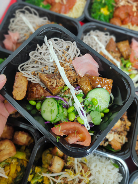 Tempeh Ponzu Power Bowl (Vegan)